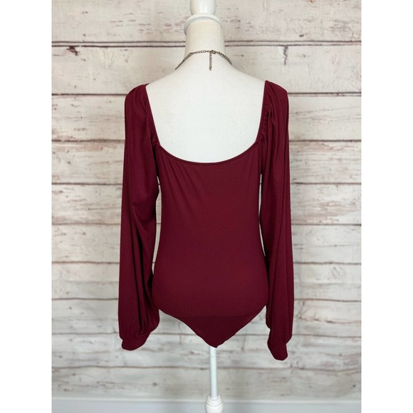 Boutique Maroon body suite - Picture 4 of 6